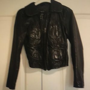 American eagle leather jacket